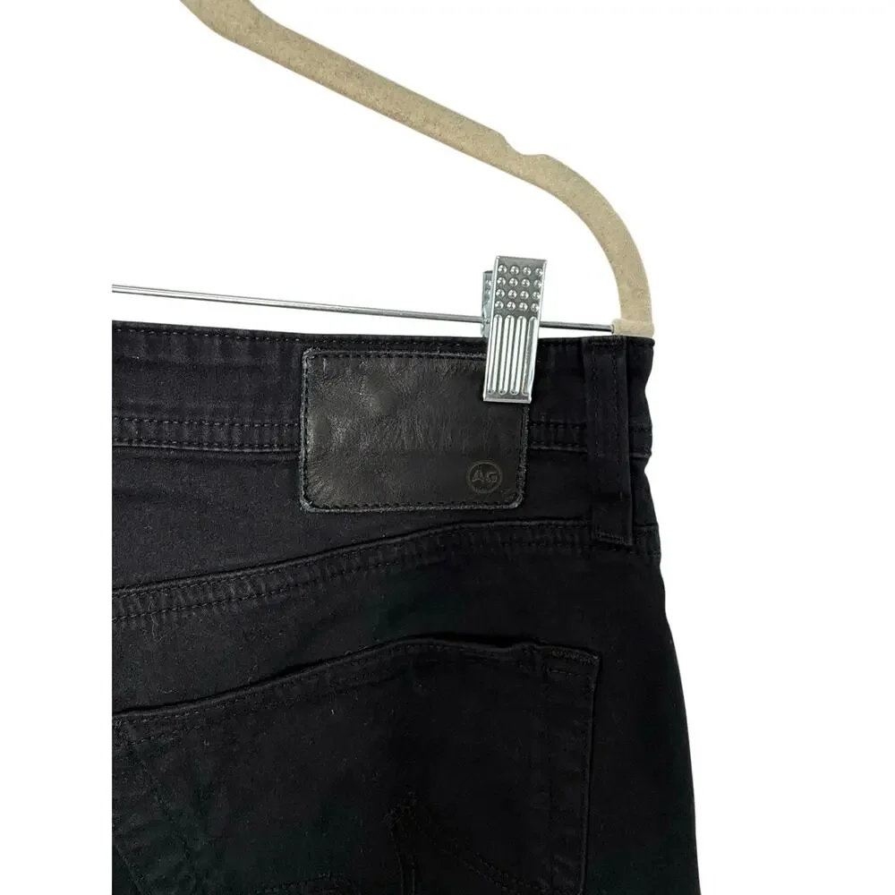 AG Adriano Goldschmied The Graduate Black Tailored Straight Pants 34x32
